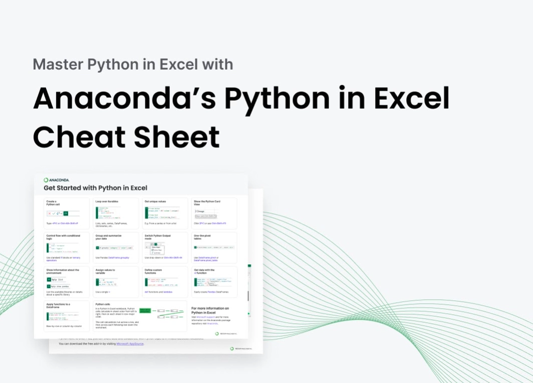 Python in Excel Cheatsheet